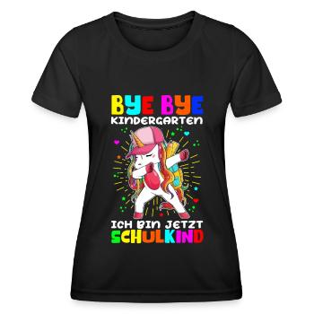 Starting school Back to school Schoolchild School Gift - Women's Functional T-Shirt - black - Front - AI Model Female 172 light (172cm)