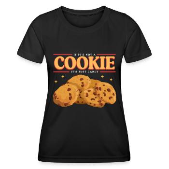 Cookies Cookie Baking Cookie Cookie Gift - Women's Functional T-Shirt - black - Front - AI Model Female 172 light (172cm)