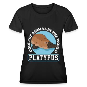 Platypus Platypus Gift - Women's Functional T-Shirt - black - Front - AI Model Female 172 light (172cm)
