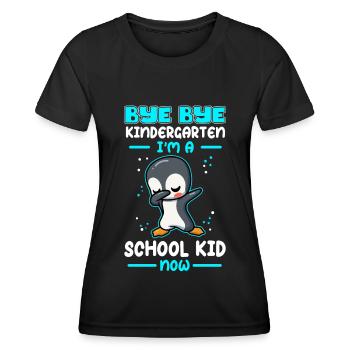 School Enrollment School Back to School School Child Gift - Women's Functional T-Shirt - black - Front - AI Model Female 172 light (172cm)