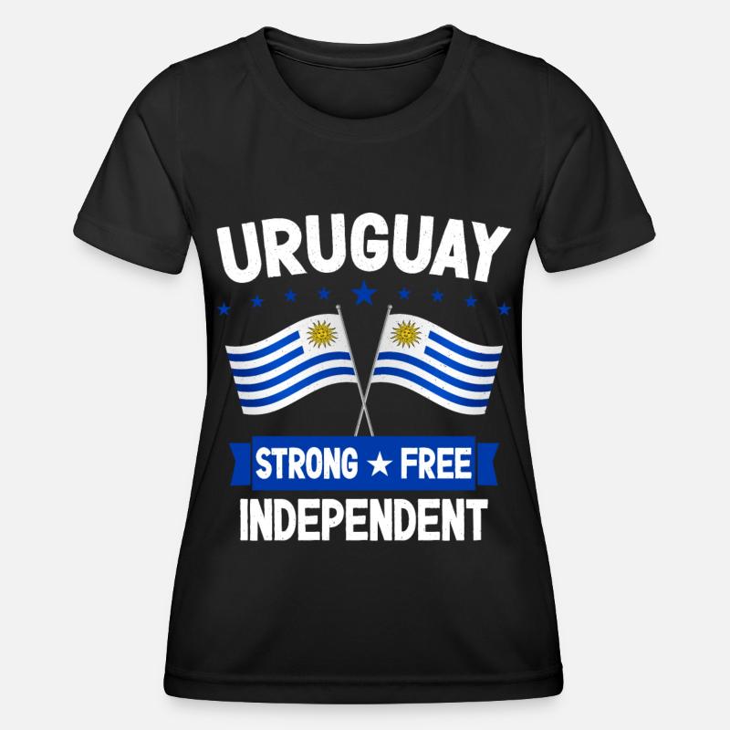 Uruguay - Women's Functional T-Shirt - black