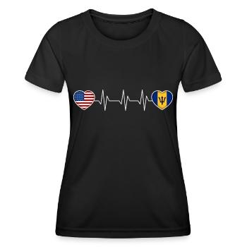 Barbados - Women's Functional T-Shirt - black - Front - AI Model Female 172 light (172cm)