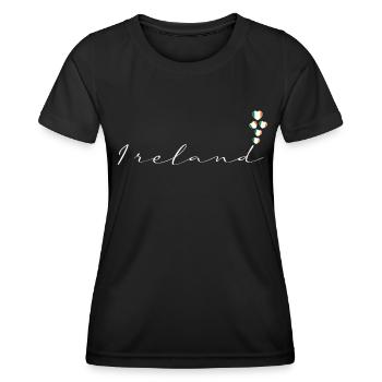 Ireland - Women's Functional T-Shirt - black - Front - AI Model Female 172 light (172cm)