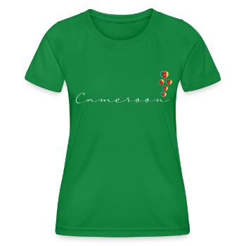 Cameroon - Women's Functional T-Shirt - kelly green - Front - AI Model Female 172 dark (172cm)