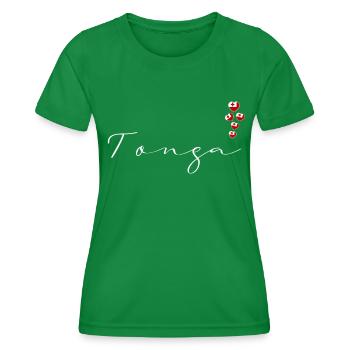 Tonga - Women's Functional T-Shirt - kelly green - Front - AI Model Female 172 dark (172cm)