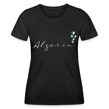 Algerien - Frauen Funktions-T-Shirt - Schwarz - Vorne - AI Model Female 172 light (172cm)
