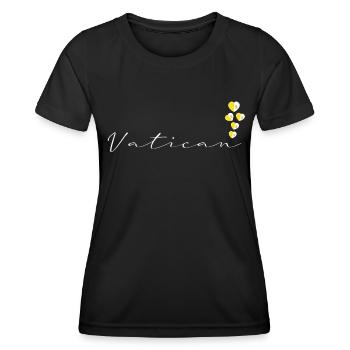 Vatican - Women's Functional T-Shirt - black - Front - AI Model Female 172 light (172cm)
