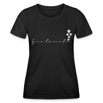Guatemala - Frauen Funktions-T-Shirt - Schwarz - Vorne - AI Model Female 172 light (172cm)