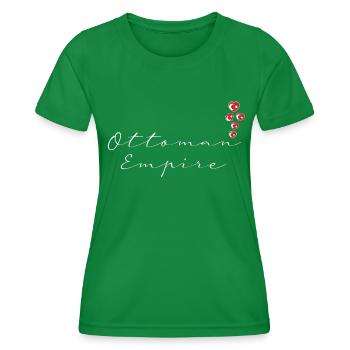 Empire ottoman - T-shirt sport Femme - vert - Devant - AI Model Female 172 dark (172cm)
