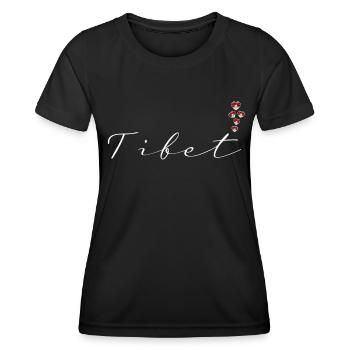 Tibet - Women's Functional T-Shirt - black - Front - AI Model Female 172 light (172cm)