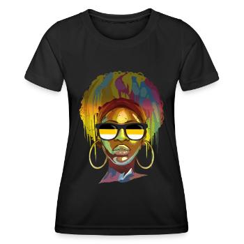 Empire russe - T-shirt sport Femme - noir - Devant - AI Model Female 172 light (172cm)