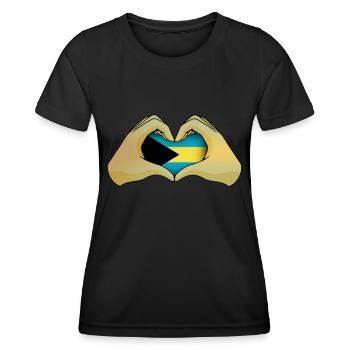 Bahamas - T-shirt sport Femme - noir - Devant - AI Model Female 172 light (172cm)