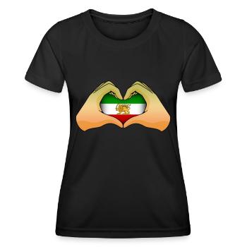 Persien - Frauen Funktions-T-Shirt - Schwarz - Vorne - AI Model Female 172 light (172cm)