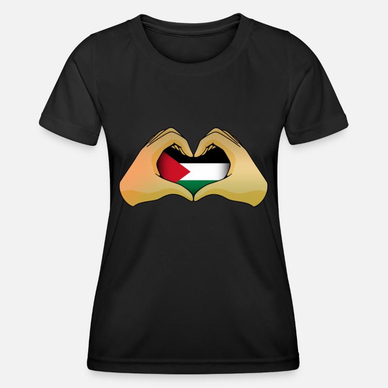 Palestine - Women's Functional T-Shirt - black