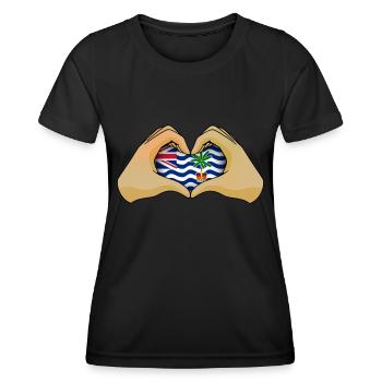 British Indian Ocean Territory - Women's Functional T-Shirt - black - Front - AI Model Female 172 light (172cm)
