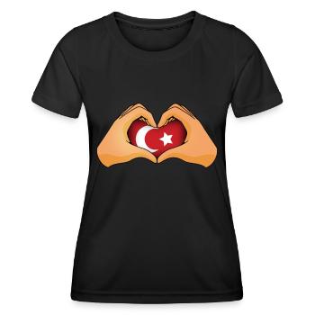 Osmanisches Reich - Frauen Funktions-T-Shirt - Schwarz - Vorne - AI Model Female 172 light (172cm)