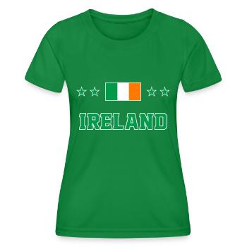 Irlande - T-shirt sport Femme - vert - Devant - AI Model Female 172 dark (172cm)
