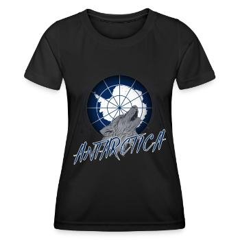 Antarctica - Women's Functional T-Shirt - black - Front - AI Model Female 172 light (172cm)