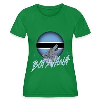 Botswana - Frauen Funktions-T-Shirt - Kelly Green - Vorne - AI Model Female 172 dark (172cm)
