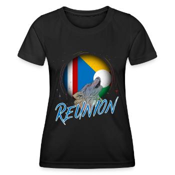 Réunion - Women's Functional T-Shirt - black - Front - AI Model Female 172 light (172cm)
