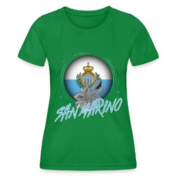 San Marino - Frauen Funktions-T-Shirt - Kelly Green - Vorne - AI Model Female 172 dark (172cm)