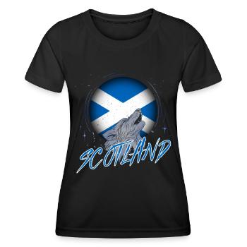 Schottland - Frauen Funktions-T-Shirt - Schwarz - Vorne - AI Model Female 172 light (172cm)