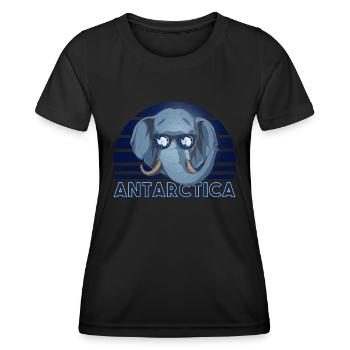 Antarctica - Women's Functional T-Shirt - black - Front - AI Model Female 172 light (172cm)