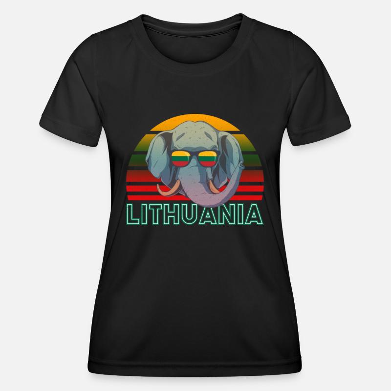 Lithuania - Women's Functional T-Shirt - black