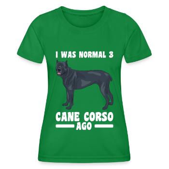 Cane Corso - Frauen Funktions-T-Shirt - Kelly Green - Vorne - AI Model Female 172 dark (172cm)