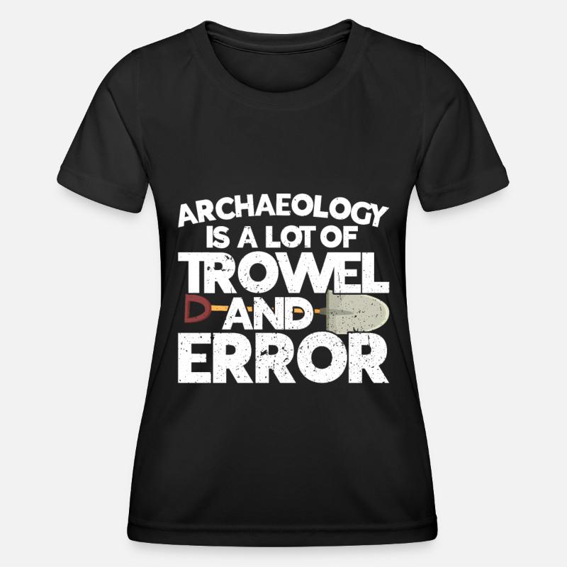 Archaeology - Women's Functional T-Shirt - black