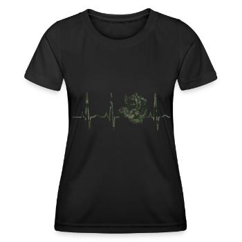 Schweinejagd Jäger Schweinejagd - Frauen Funktions-T-Shirt - Schwarz - Vorne - AI Model Female 172 light (172cm)