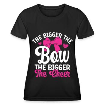 Cheerleader - T-shirt sport Femme - noir - Devant - AI Model Female 172 light (172cm)