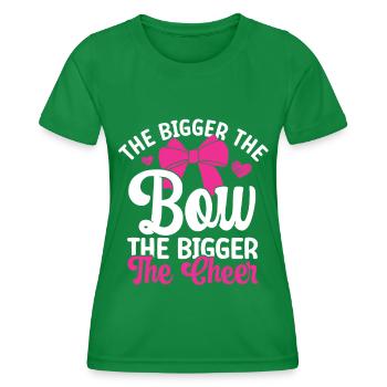 Cheerleader - Women's Functional T-Shirt - kelly green - Front - AI Model Female 172 dark (172cm)