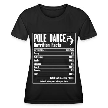 Pole Dance - Frauen Funktions-T-Shirt - Schwarz - Vorne - AI Model Female 172 light (172cm)