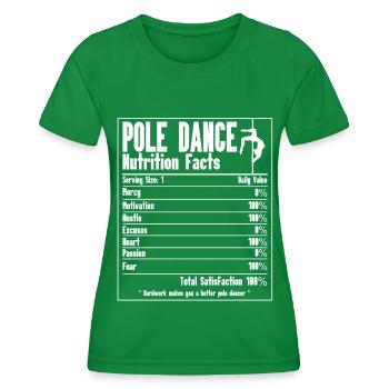 Pole Dance - T-shirt sport Femme - vert - Devant - AI Model Female 172 dark (172cm)