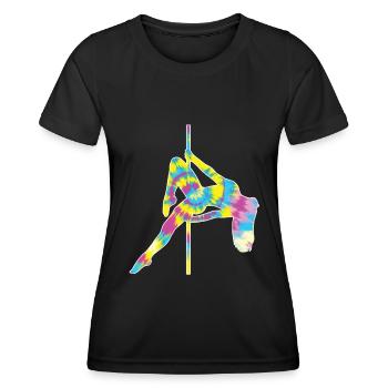 Pole Dance - Frauen Funktions-T-Shirt - Schwarz - Vorne - AI Model Female 172 light (172cm)