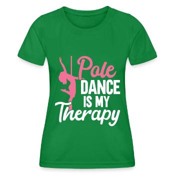 Pole Dance - Frauen Funktions-T-Shirt - Kelly Green - Vorne - AI Model Female 172 dark (172cm)