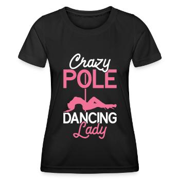 Pole Dance - Frauen Funktions-T-Shirt - Schwarz - Vorne - AI Model Female 172 light (172cm)