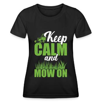 Mowing - Women's Functional T-Shirt - black - Front - AI Model Female 172 light (172cm)