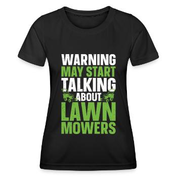Mowing - Women's Functional T-Shirt - black - Front - AI Model Female 172 light (172cm)