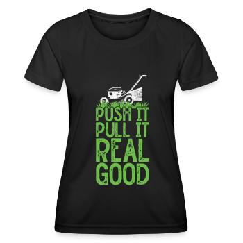 Mowing - Women's Functional T-Shirt - black - Front - AI Model Female 172 light (172cm)
