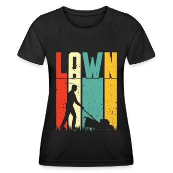 Mowing - Women's Functional T-Shirt - black - Front - AI Model Female 172 light (172cm)