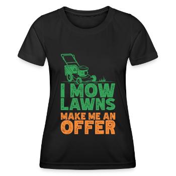 Mowing - Women's Functional T-Shirt - black - Front - AI Model Female 172 light (172cm)