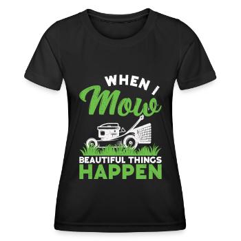 Mowing - Women's Functional T-Shirt - black - Front - AI Model Female 172 light (172cm)