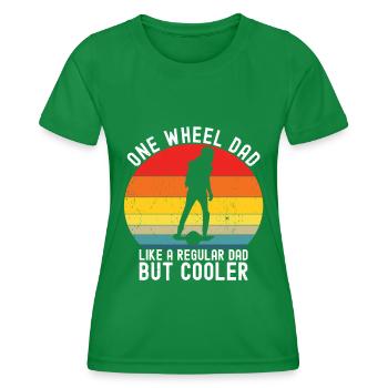 Monocycle - T-shirt sport Femme - vert - Devant - AI Model Female 172 dark (172cm)