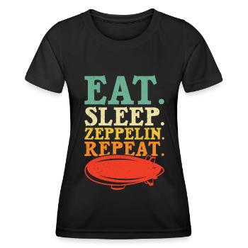 Zeppelin - Women's Functional T-Shirt - black - Front - AI Model Female 172 light (172cm)