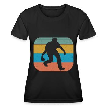 Lyonnaises - T-shirt sport Femme - noir - Devant - AI Model Female 172 light (172cm)