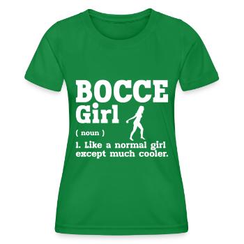 Lyonnaises - T-shirt sport Femme - vert - Devant - AI Model Female 172 dark (172cm)