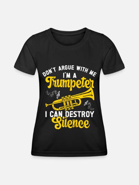Trompette - T-shirt sport Femme - noir