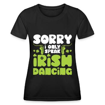 Irish Dance - Women's Functional T-Shirt - black - Front - AI Model Female 172 light (172cm)